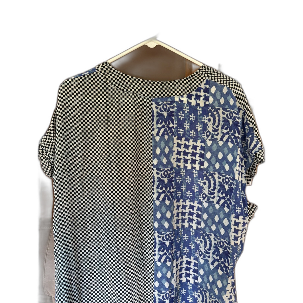 Benares Kimono Women XL Duster Shaw Boho Feminine Cluttercore Free Spirit Hippie - Picture 5 of 7